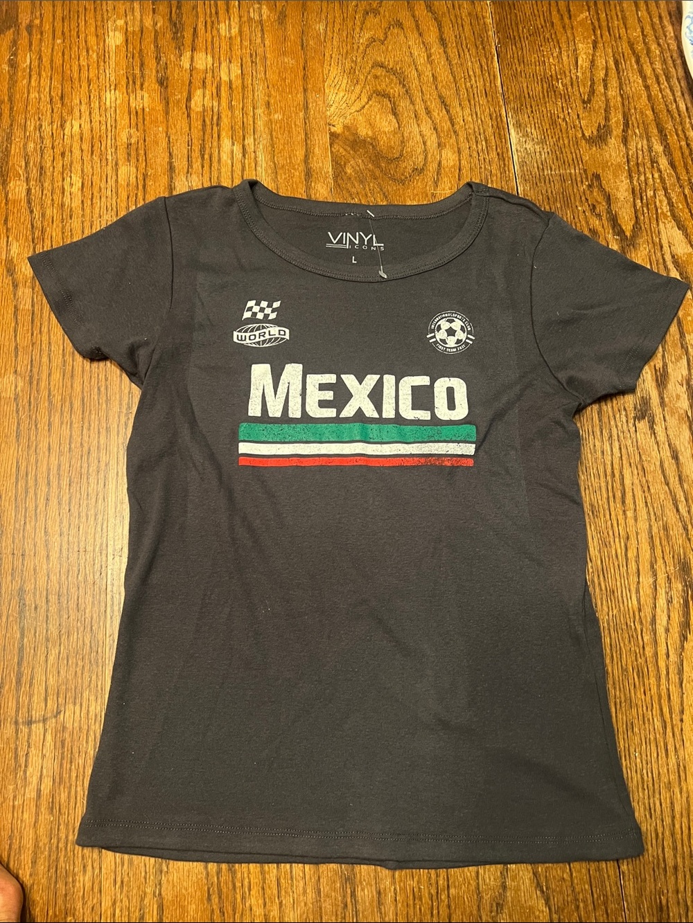 Vinyl Icons Mexico Soccer Graphic Short Sleeve Tee